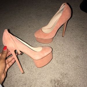 Pale Pink Zigi Girl Heels NEVER WORN